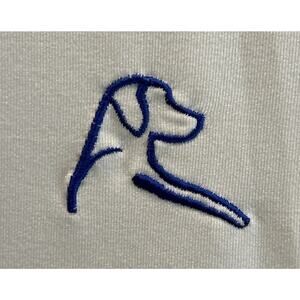 Men’s RHOBACK White Short Sleeve Polo Shirt Size L *B3